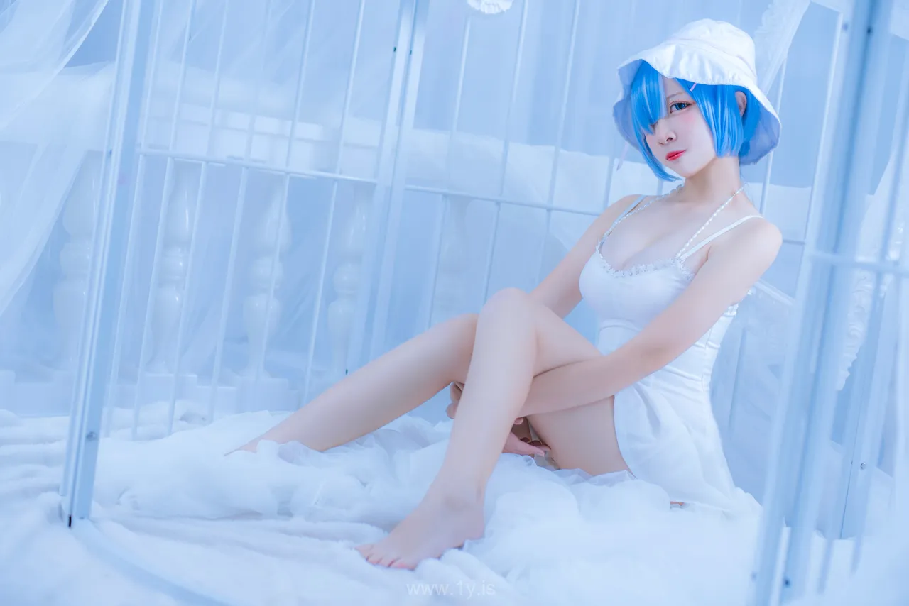 Nisa（二佐） Vol.022 Exquisite Chinese Women 雷姆白裙