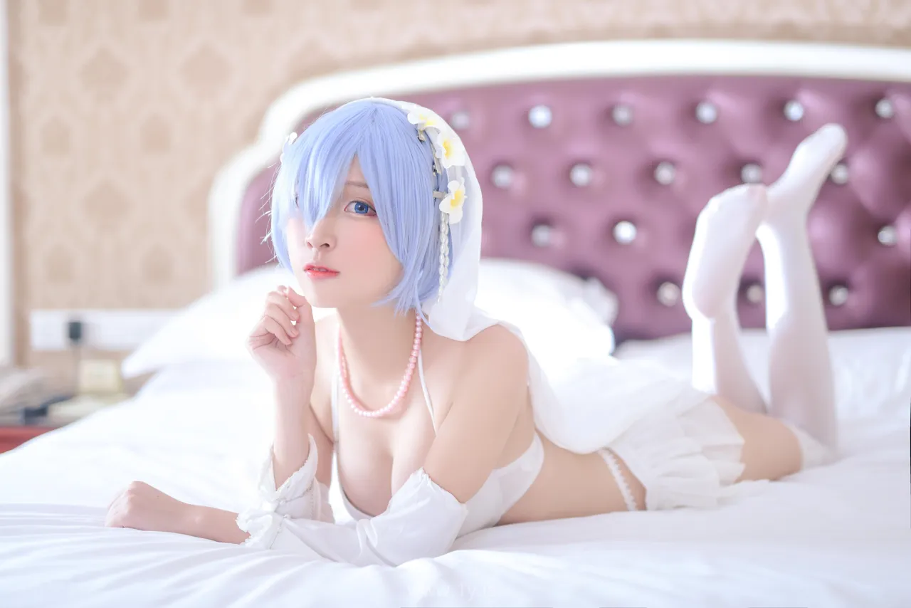 Nisa（二佐） Vol.026 Quiet Chinese Model 蕾姆婚纱