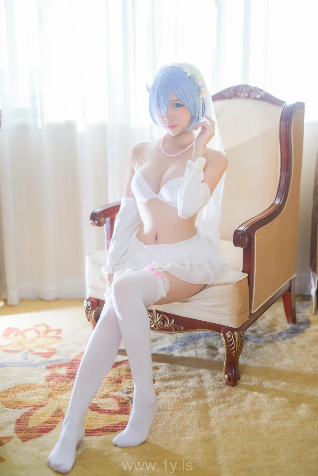 Nisa（二佐） Vol.026 Quiet Chinese Model 蕾姆婚纱