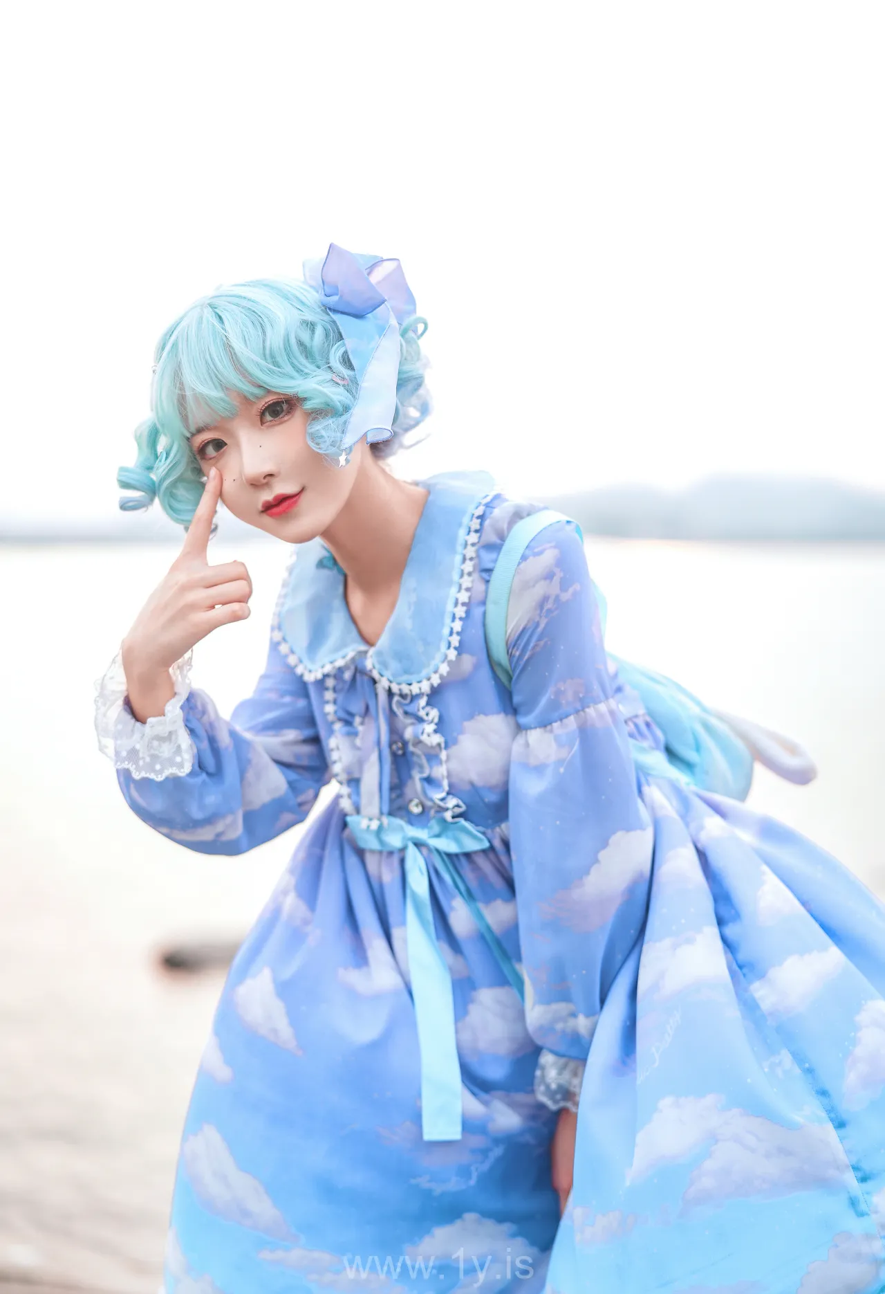 阿包也是兔娘 NO.11 lolita蓝裙