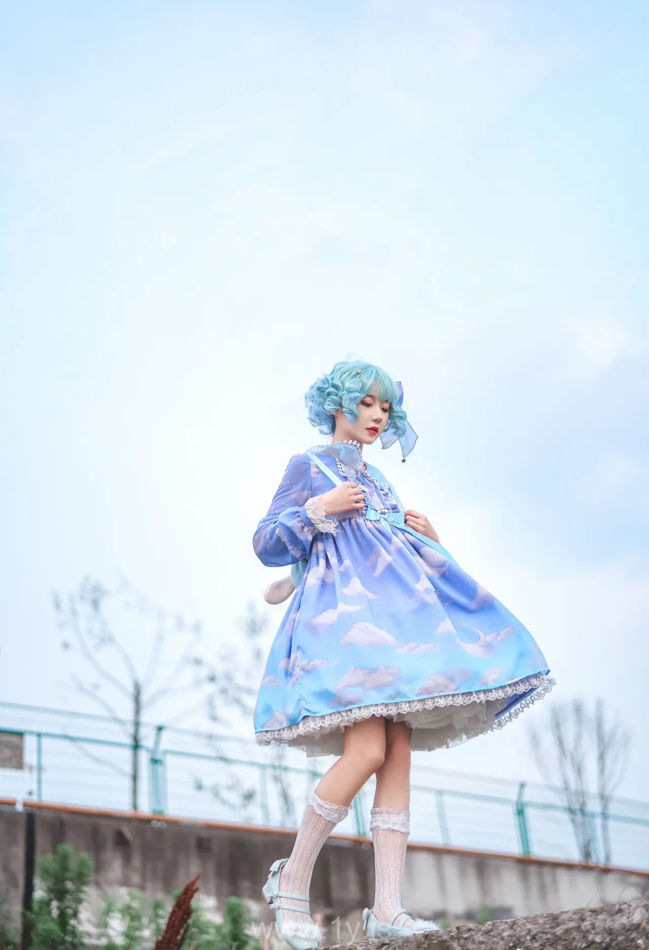 阿包也是兔娘 NO.11 lolita蓝裙