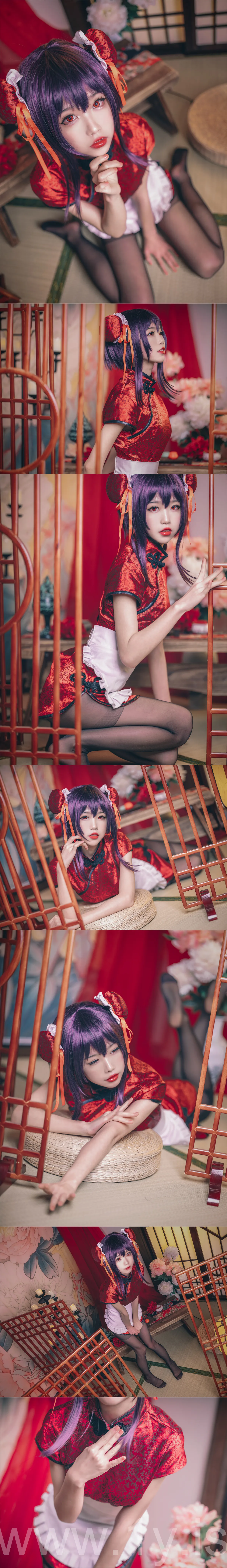 水淼aqua NO.030霞之丘诗羽旗袍