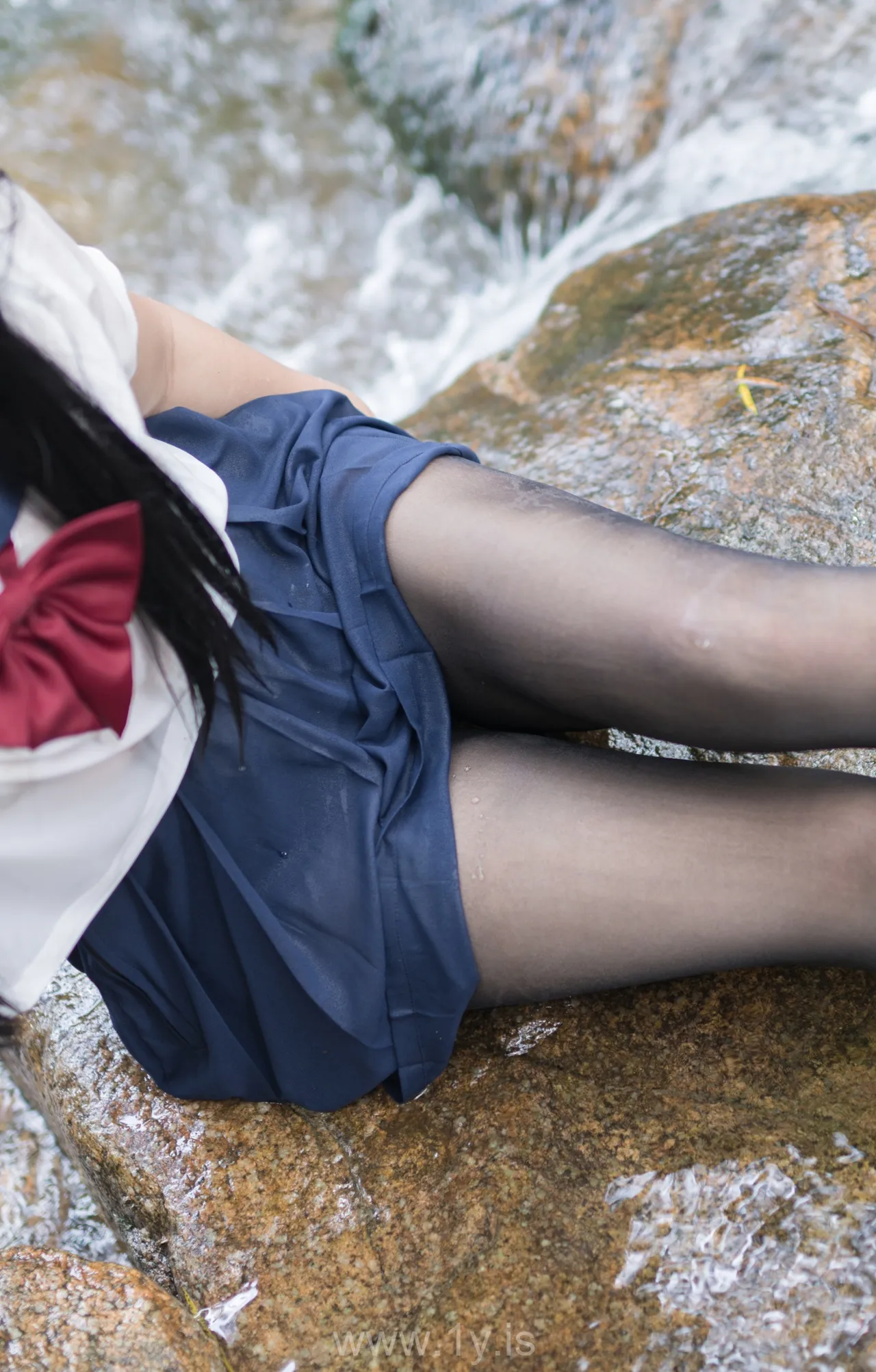 Coser@白烨 NO.010 Classy Asian Model 湿身JK