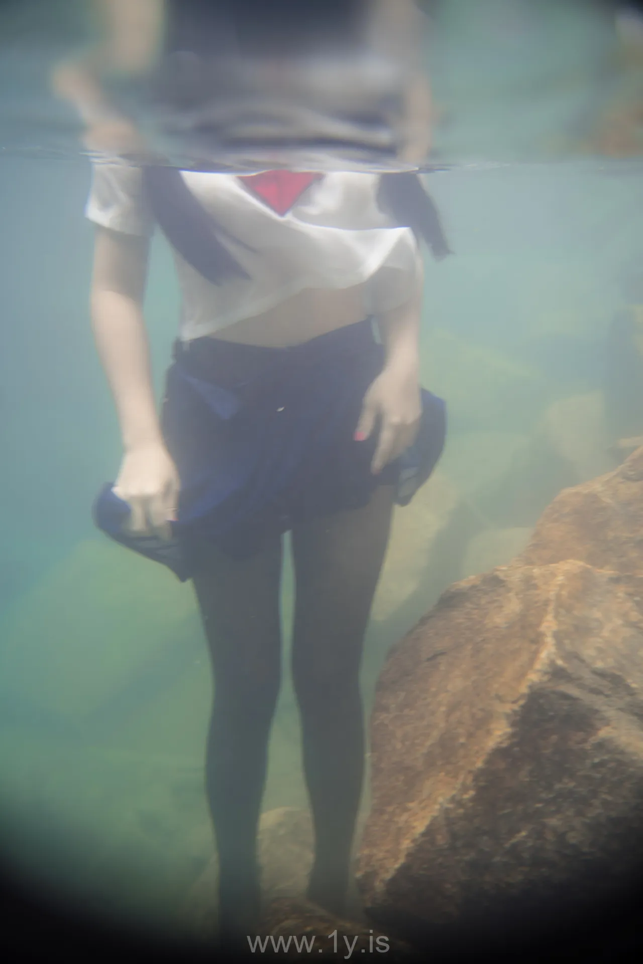 Coser@白烨 NO.010 Classy Asian Model 湿身JK