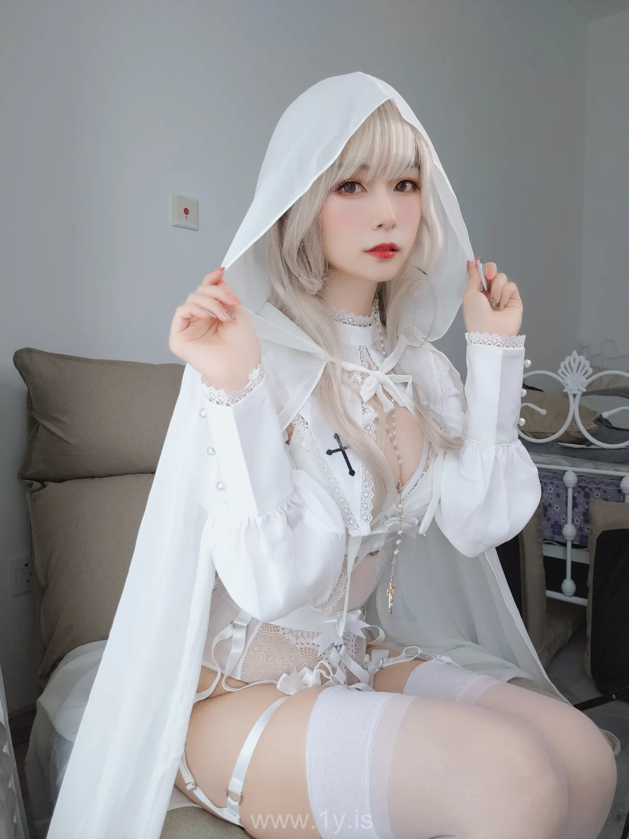 Coser@白银81 NO.007 Lively & Appealing Chinese Angel 纯白圣女