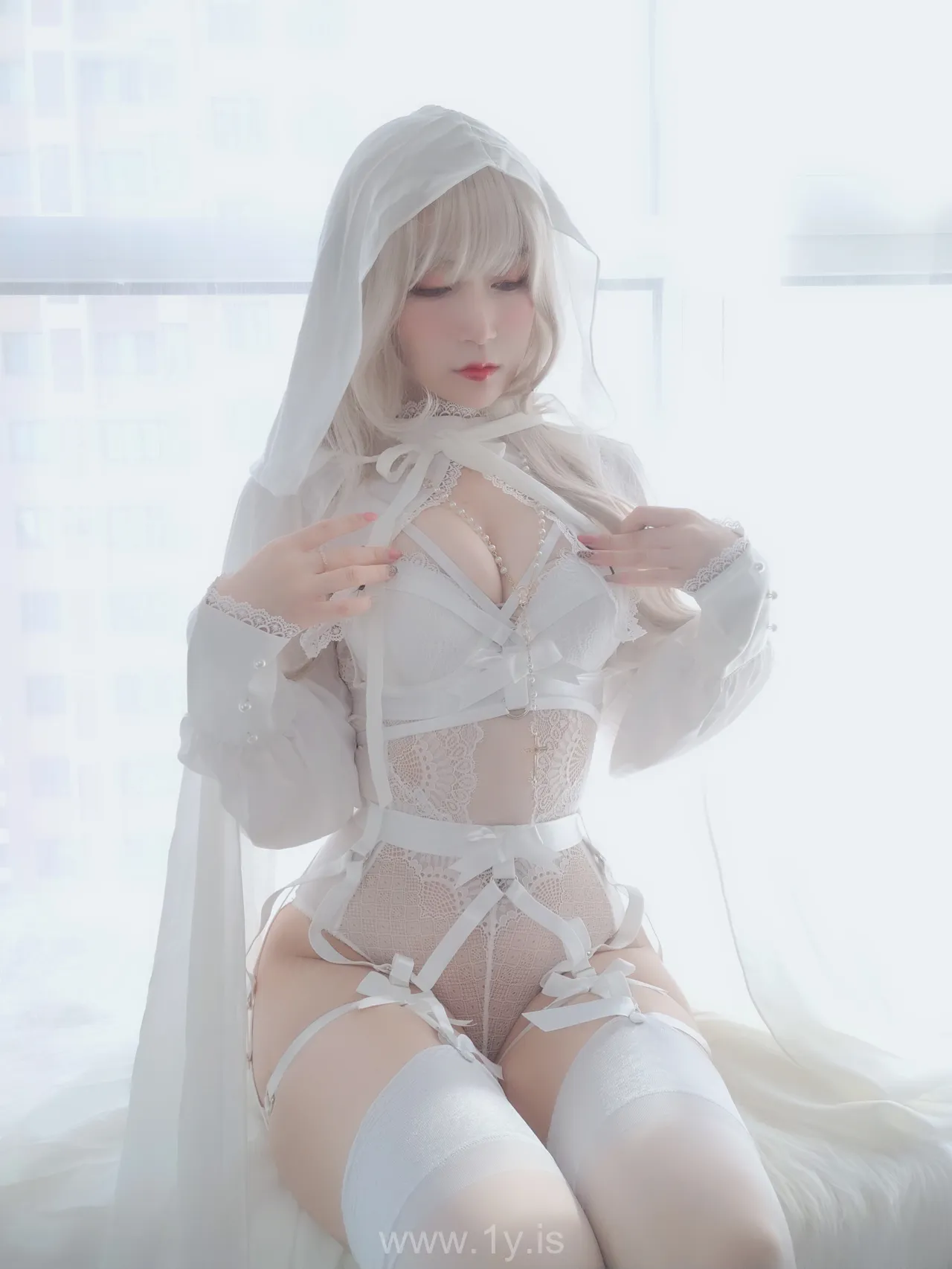 Coser@白银81 NO.007 Lively & Appealing Chinese Angel 纯白圣女