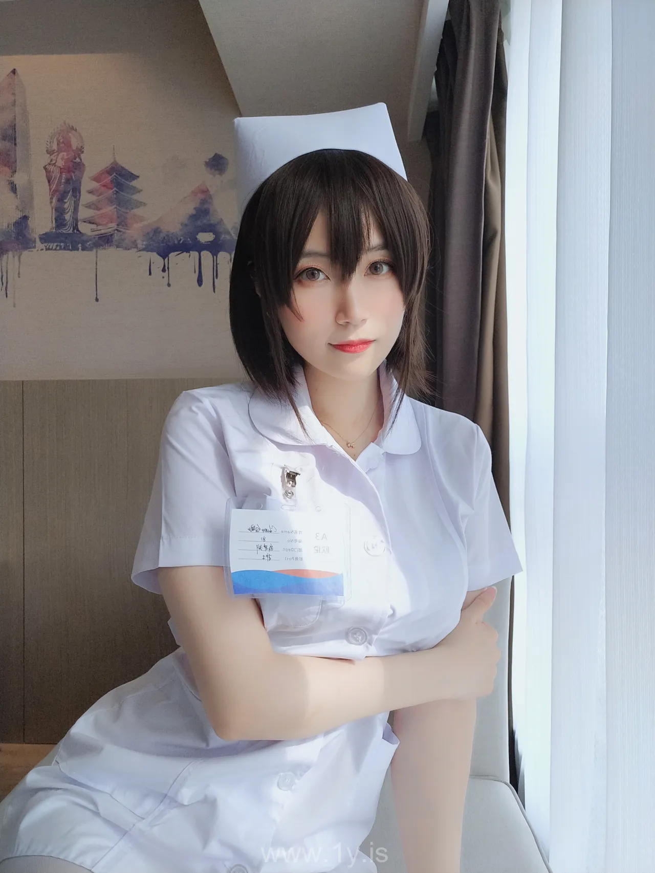 Coser@白银81 NO.009 Extraordinary & Lively Asian Cutie 短发小护士