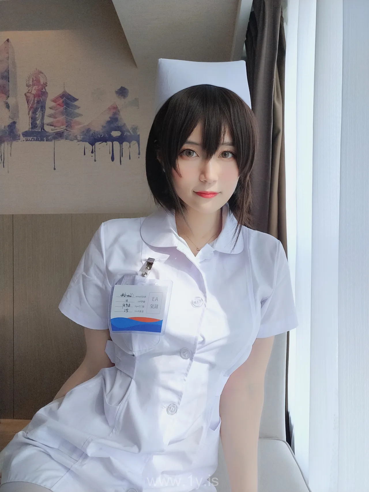 Coser@白银81 NO.009 Extraordinary & Lively Asian Cutie 短发小护士