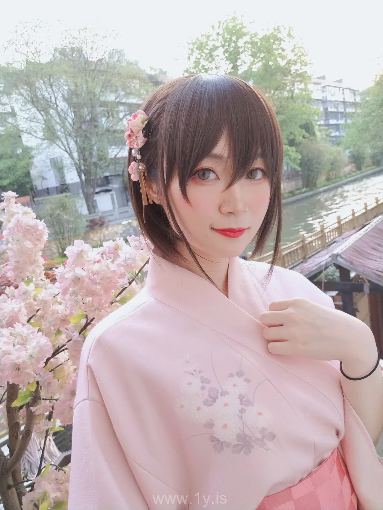 Coser@白银81 NO.012 Well Done Chinese Homebody Girl 和服温泉