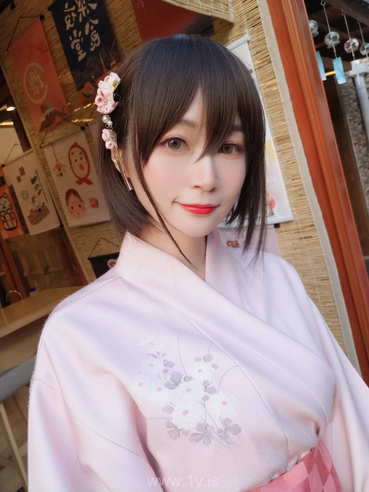 Coser@白银81 NO.012 Well Done Chinese Homebody Girl 和服温泉