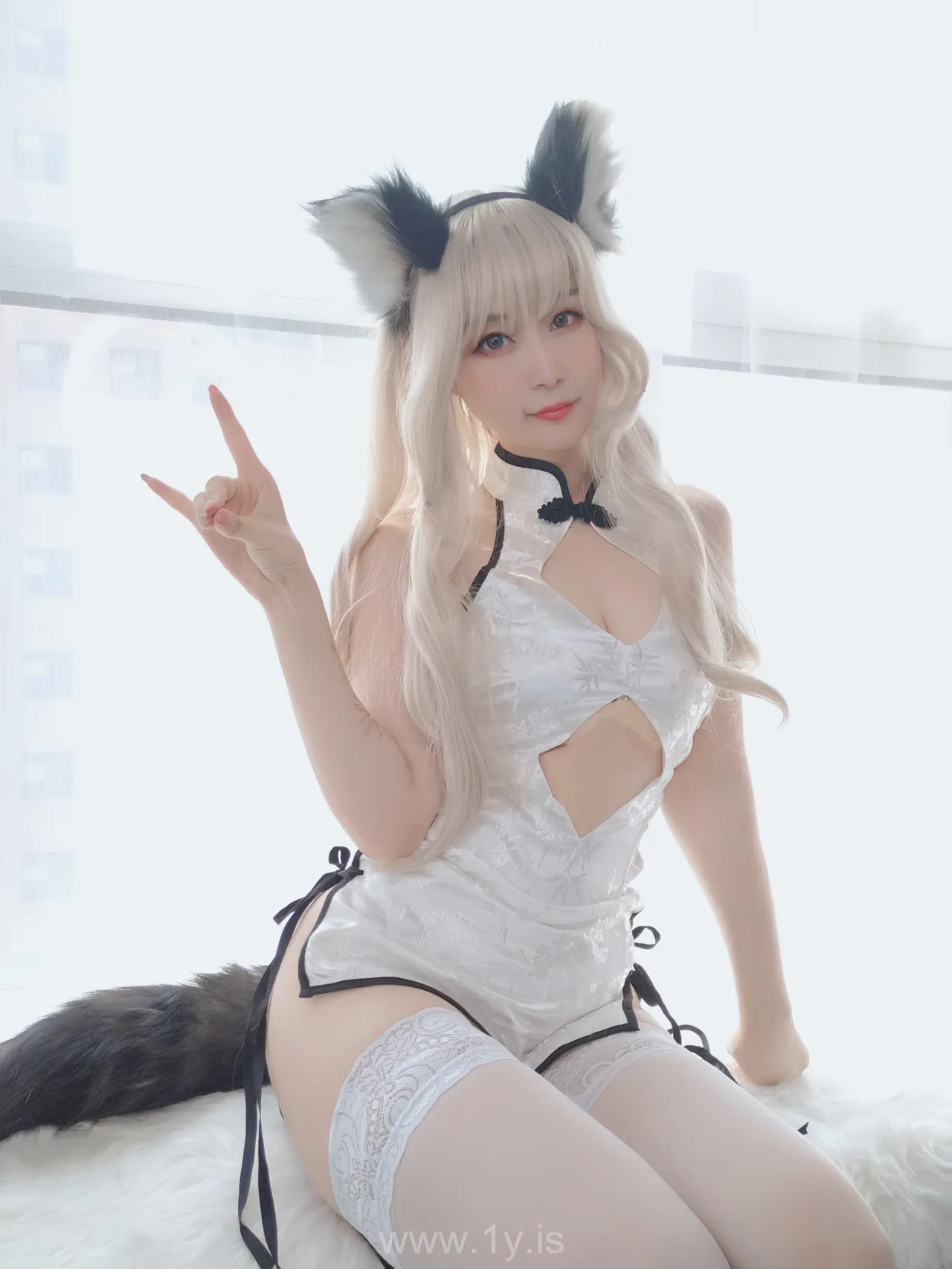 Coser@白银81 NO.022 Lovely & Adorable Asian Jade 小白狼