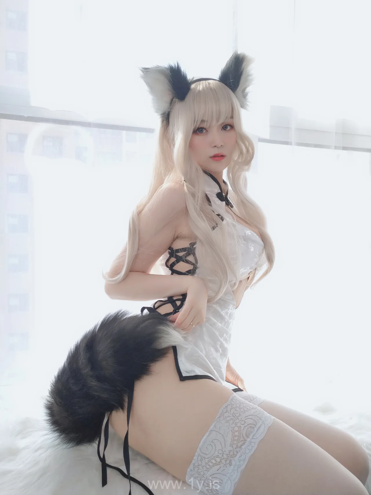 Coser@白银81 NO.022 Lovely & Adorable Asian Jade 小白狼