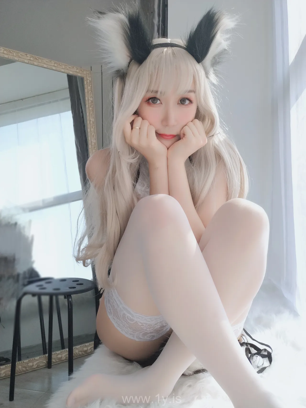 Coser@白银81 NO.022 Lovely & Adorable Asian Jade 小白狼