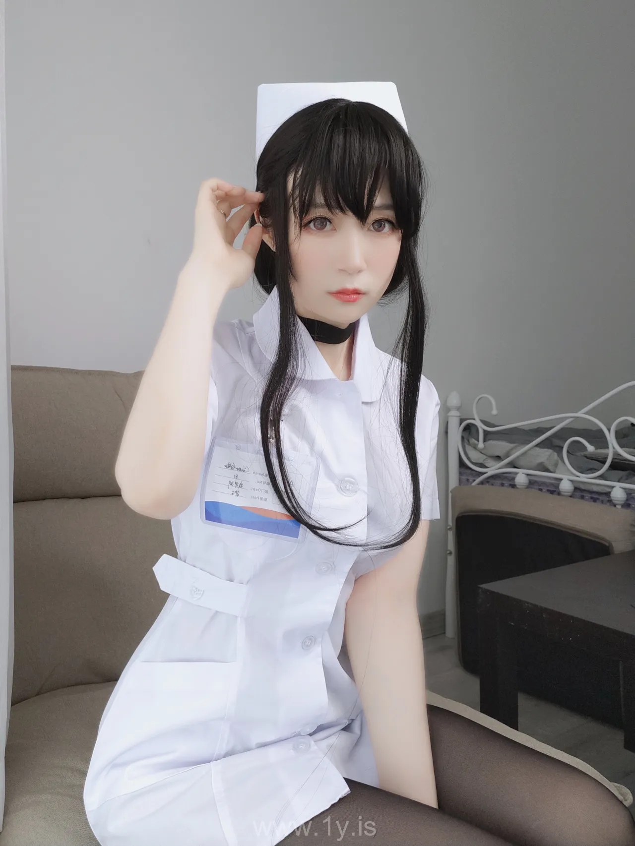 Coser@白银81 NO.023 Charming Chinese Babe 长发小护士