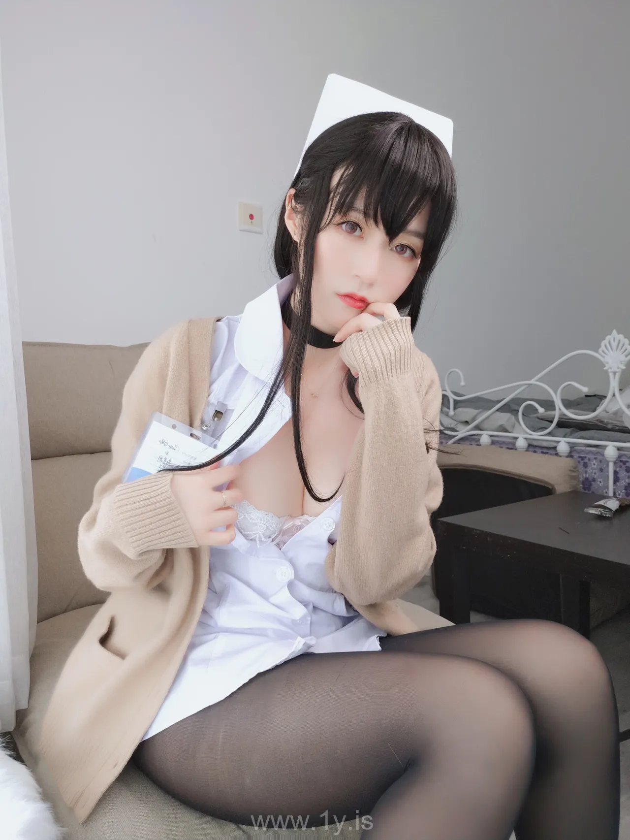 Coser@白银81 NO.023 Charming Chinese Babe 长发小护士