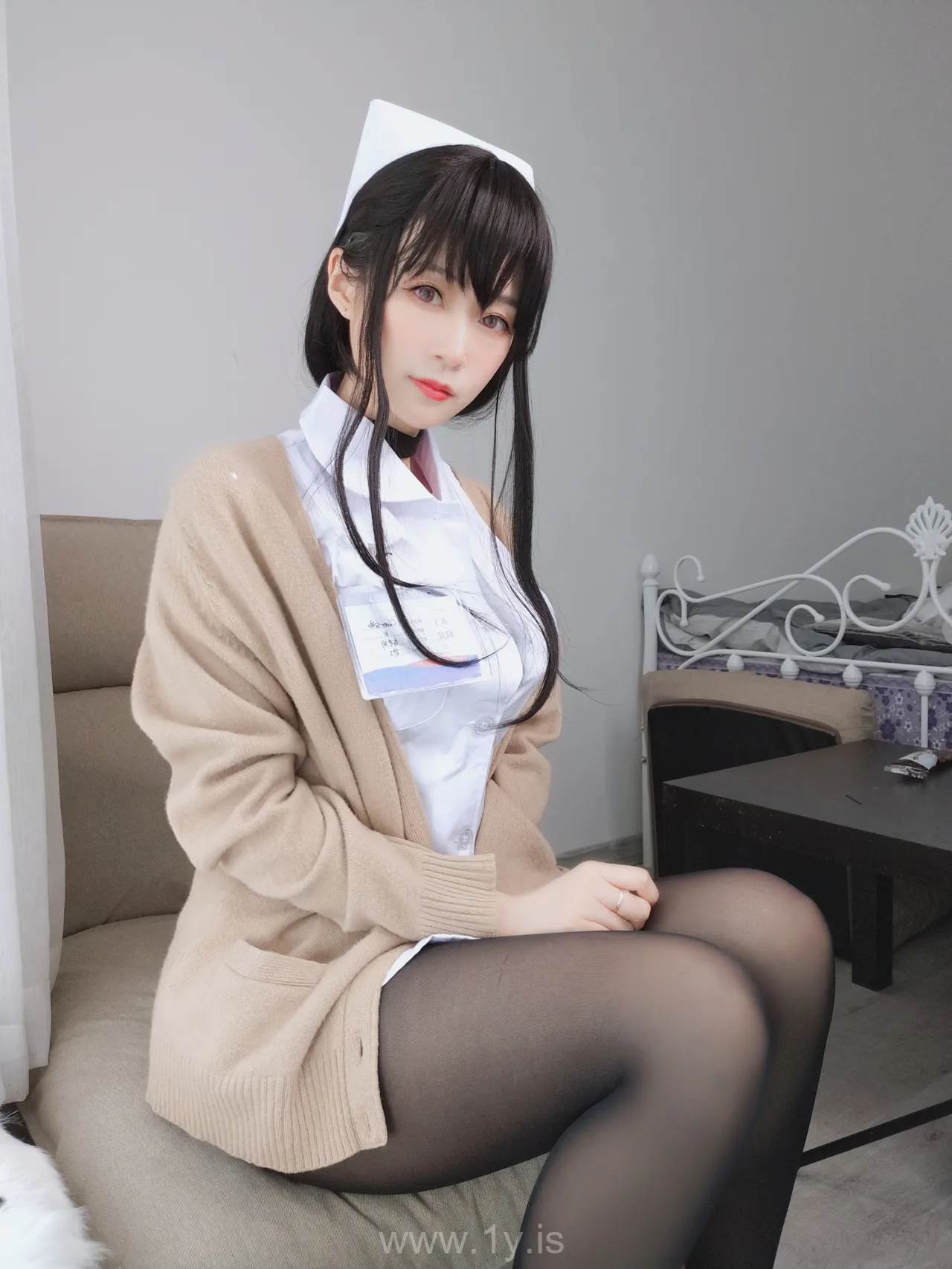 Coser@白银81 NO.023 Charming Chinese Babe 长发小护士