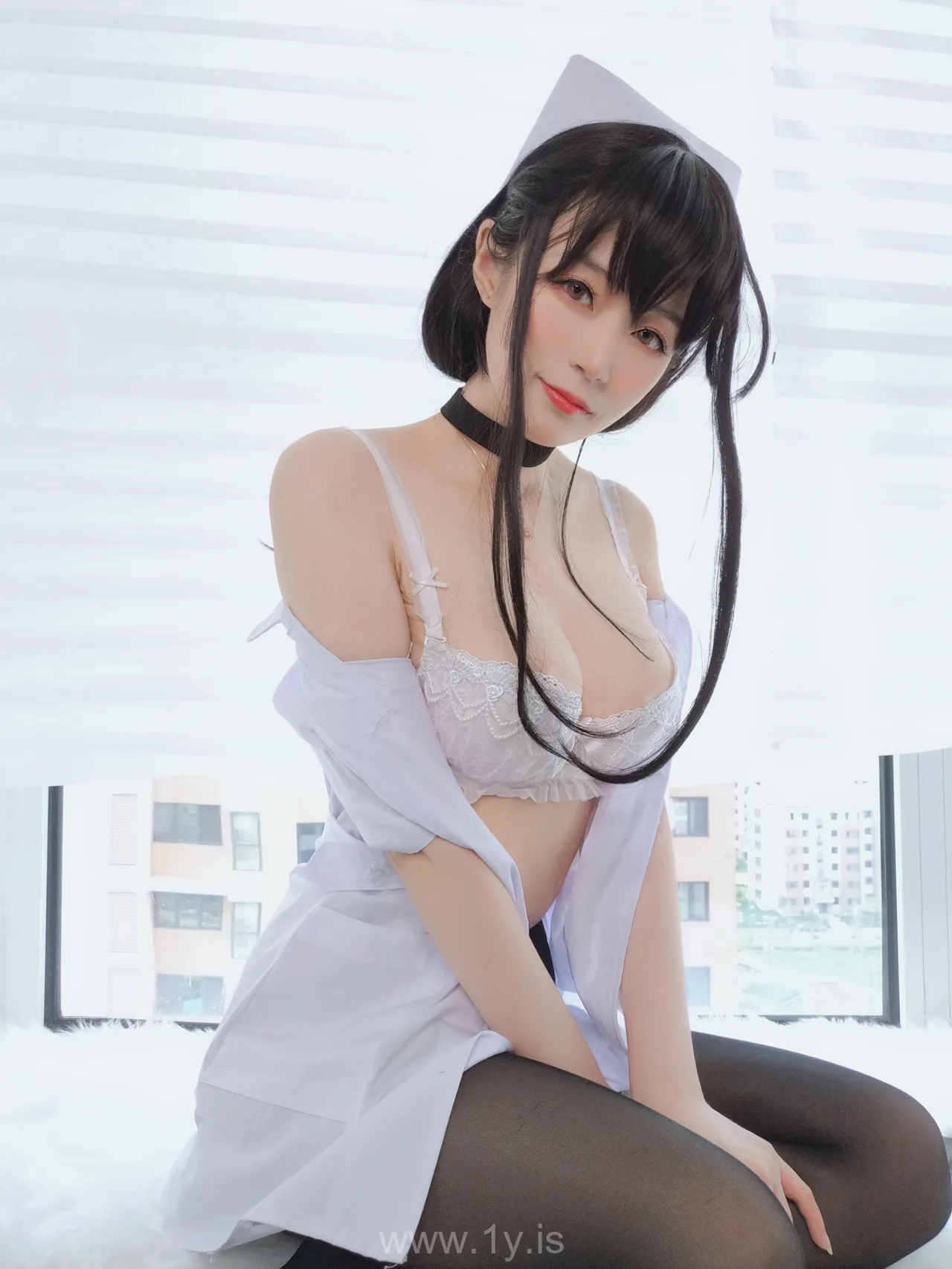 Coser@白银81 NO.023 Charming Chinese Babe 长发小护士
