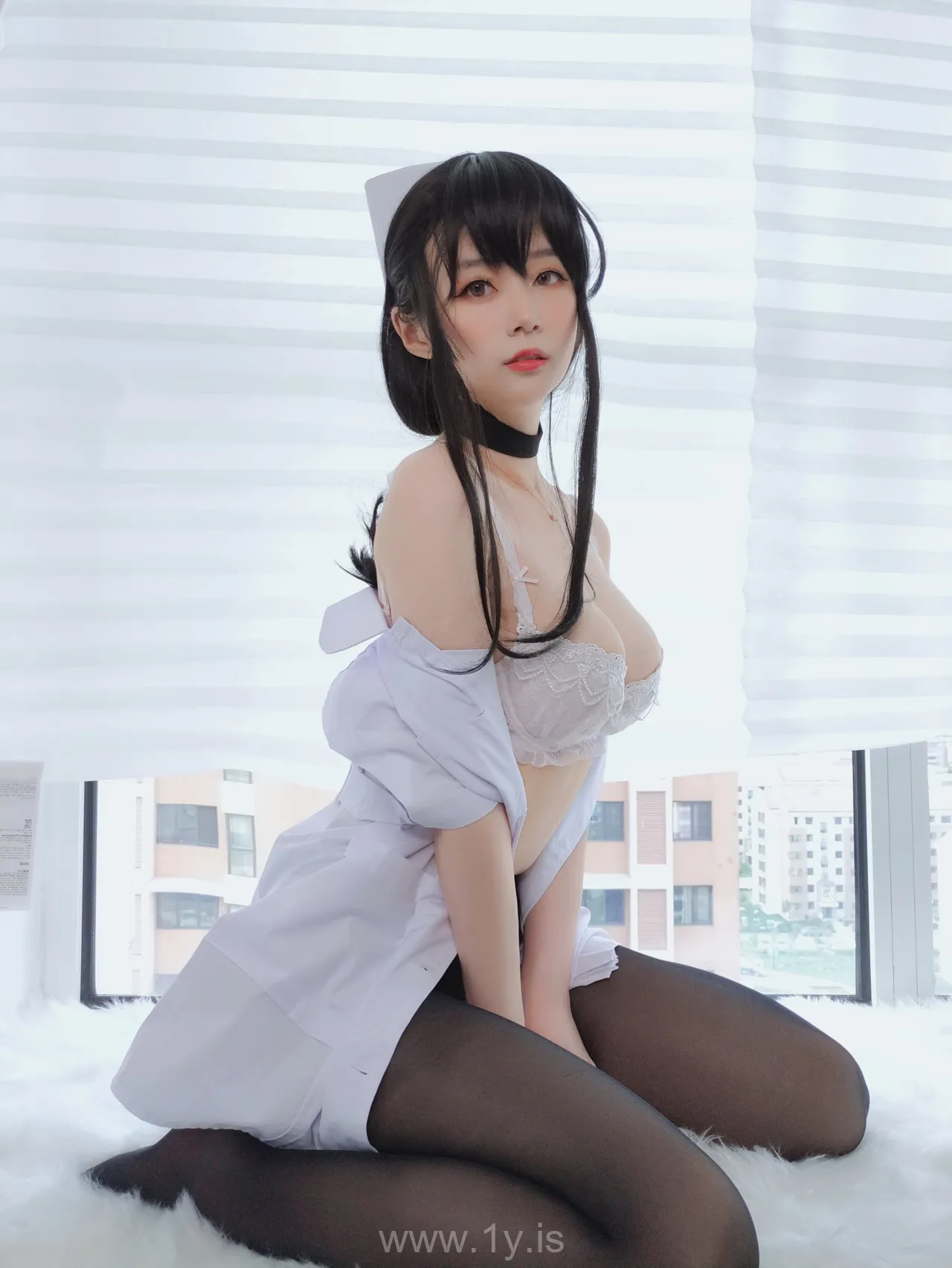 Coser@白银81 NO.023 Charming Chinese Babe 长发小护士