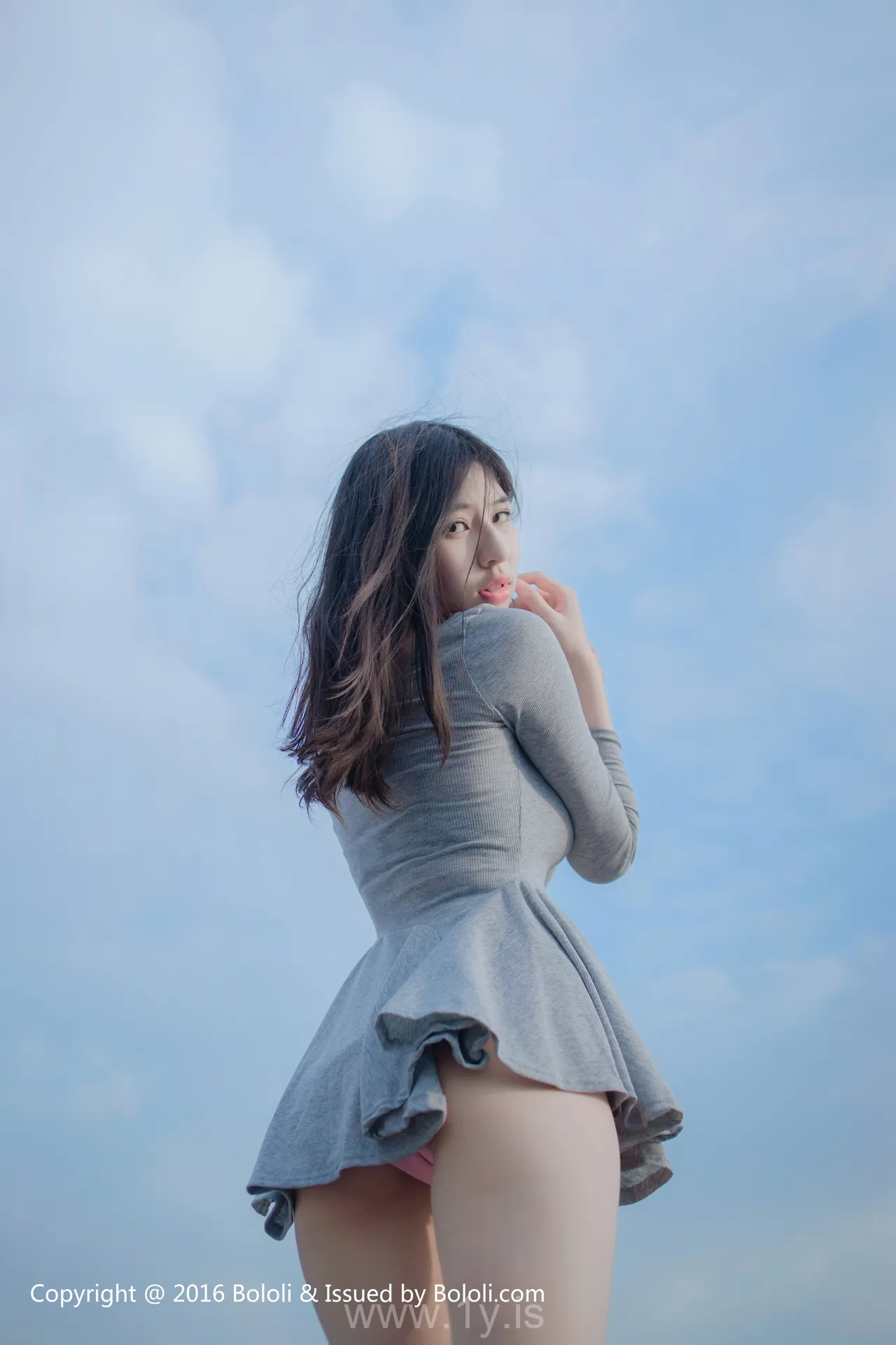 Bololi(菠萝社) Vol.103郁郁粉色天台 Classy Asian Beauty 郁郁粉色天台