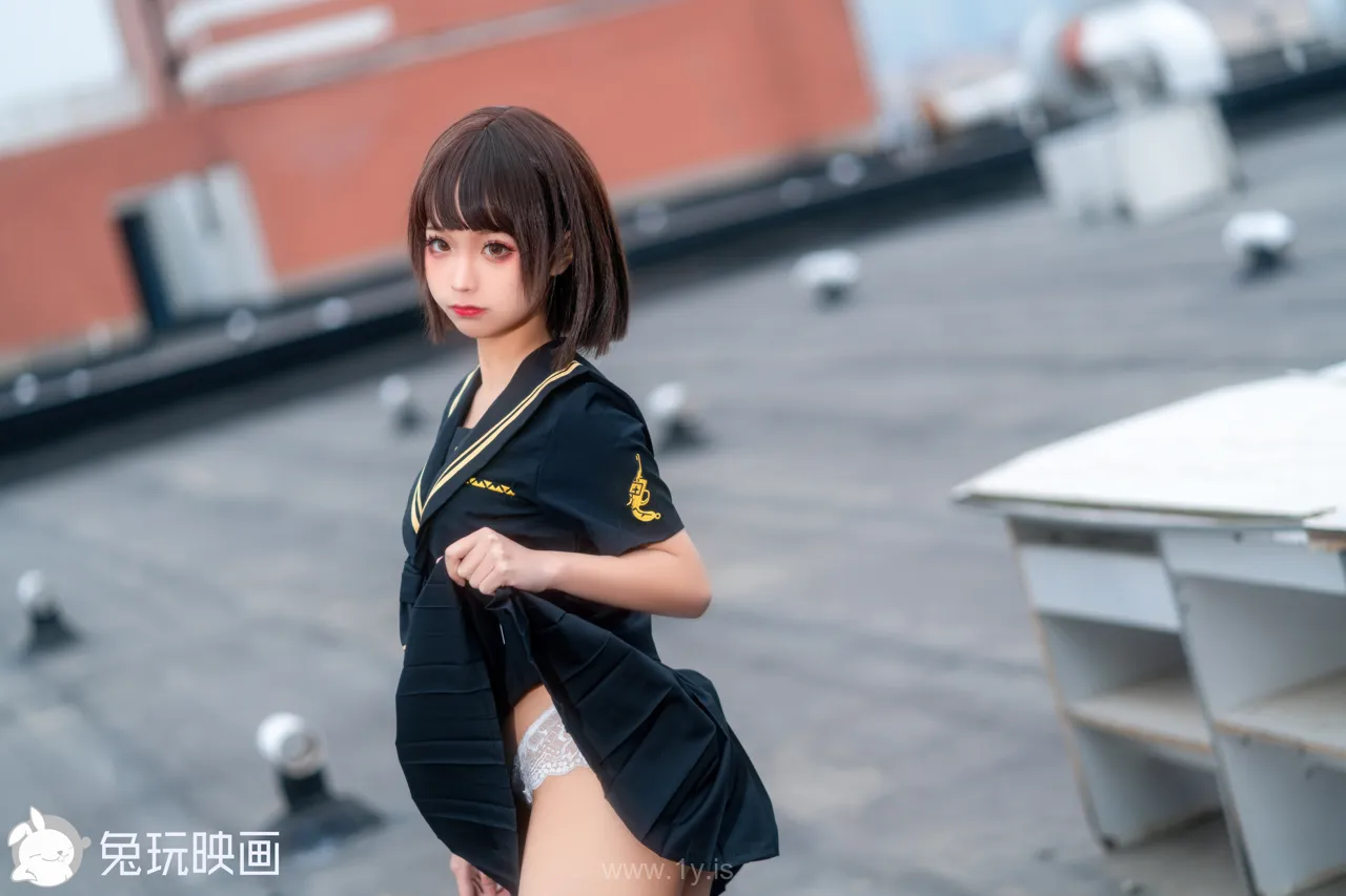 ChunMoMo（蠢沫沫） Vol.0054 Sexy Chinese Belle 天台学妹