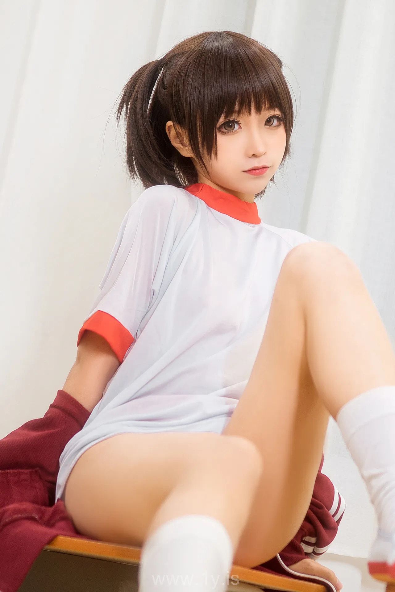 ChunMoMo（蠢沫沫） Vol.008 Hot Chinese Babe 体操服红