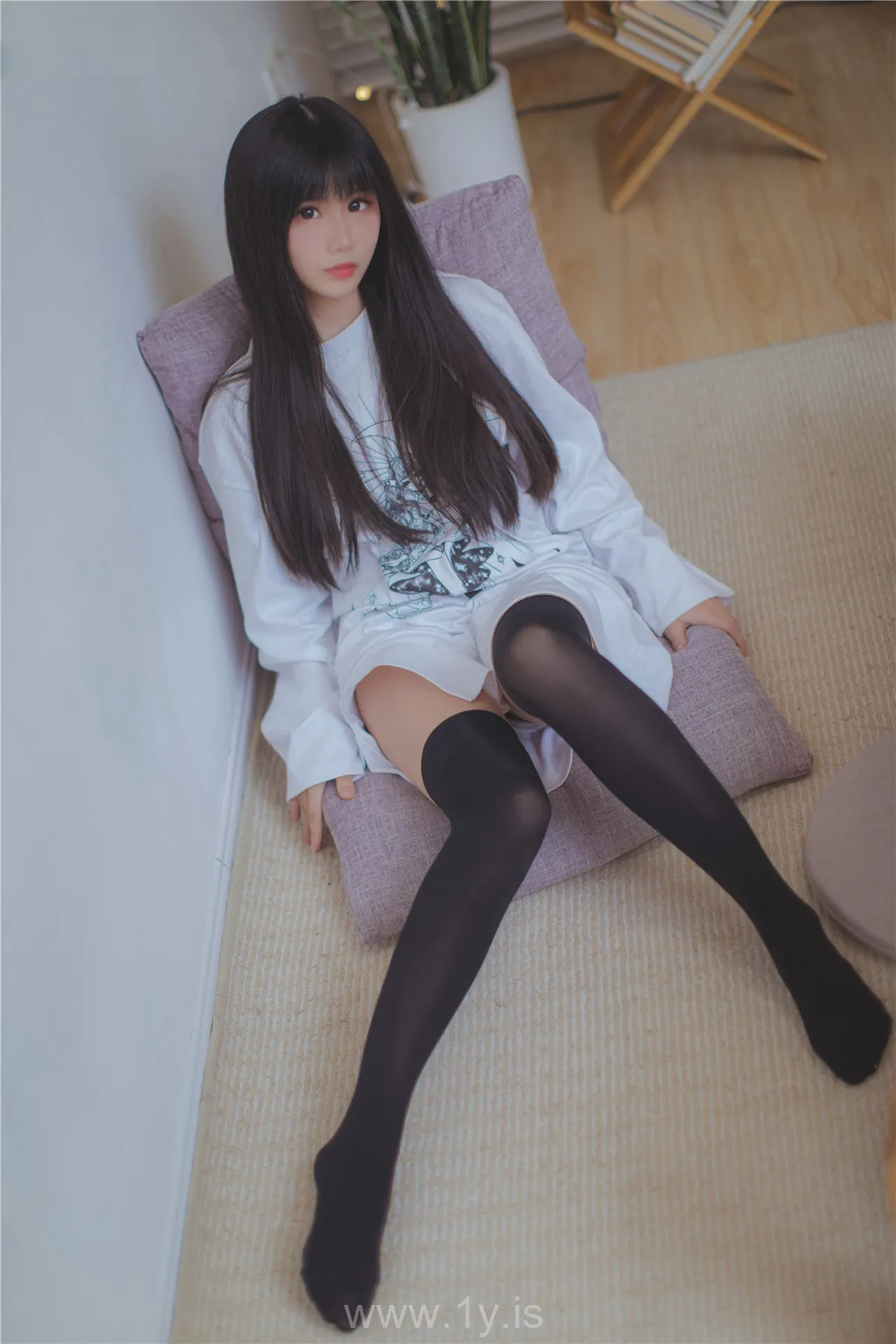 风之领域 NO.079长发的黑丝学妹