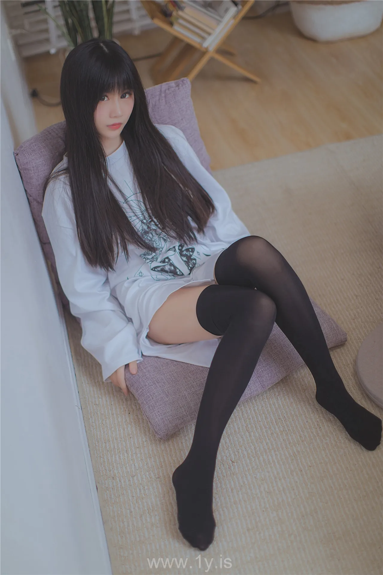 风之领域 NO.079长发的黑丝学妹