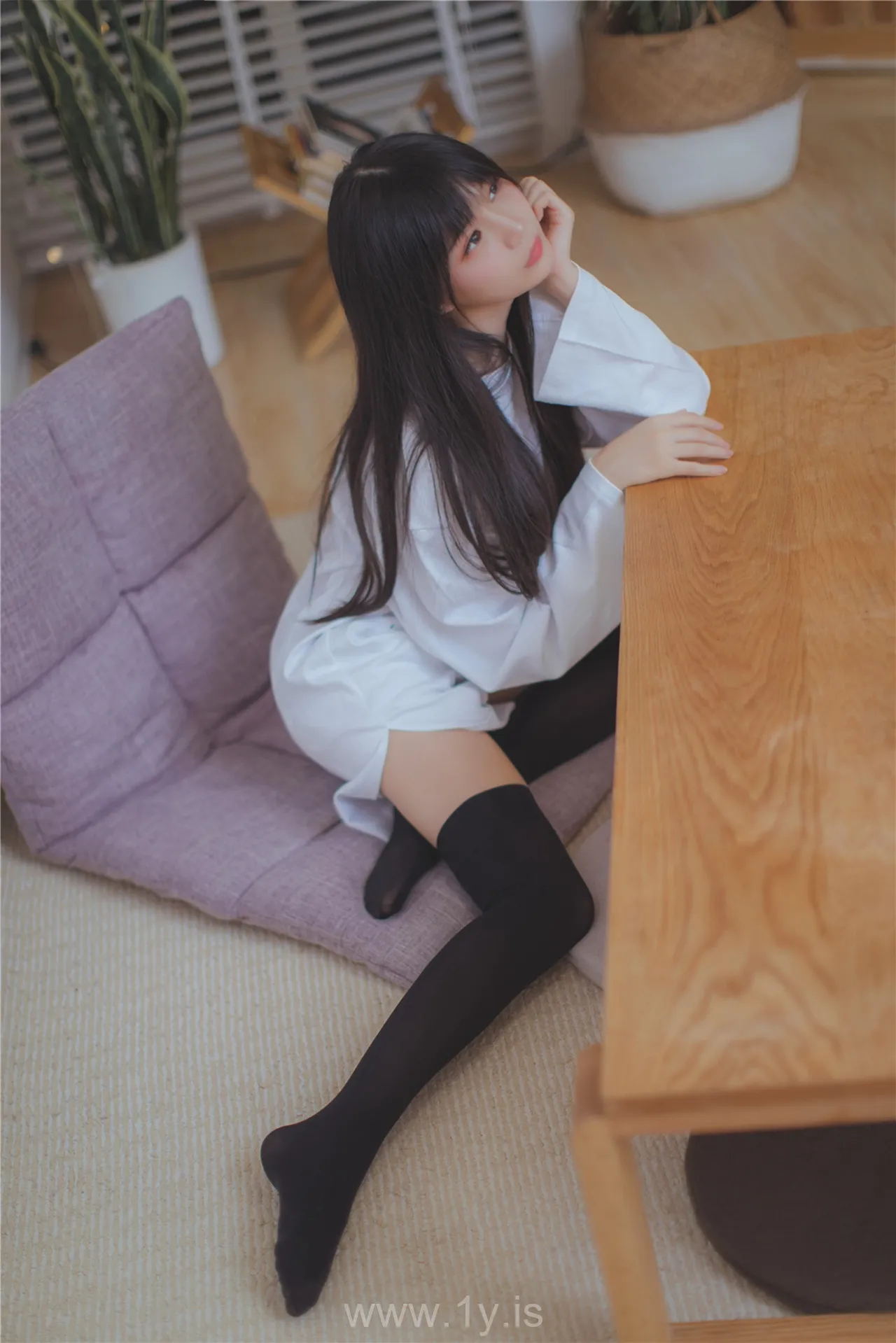 风之领域 NO.079长发的黑丝学妹