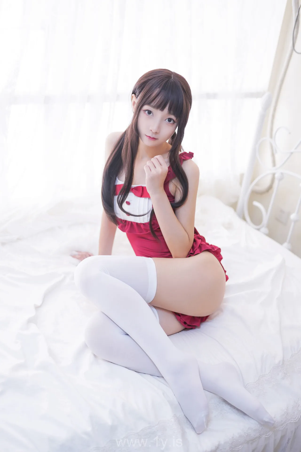 风之领域 NO.124长发白丝火红少女