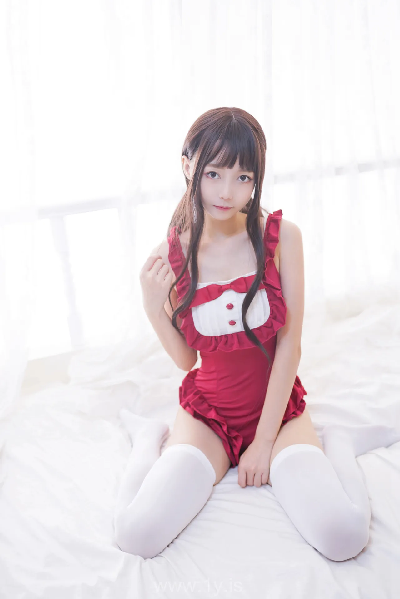 风之领域 NO.124长发白丝火红少女