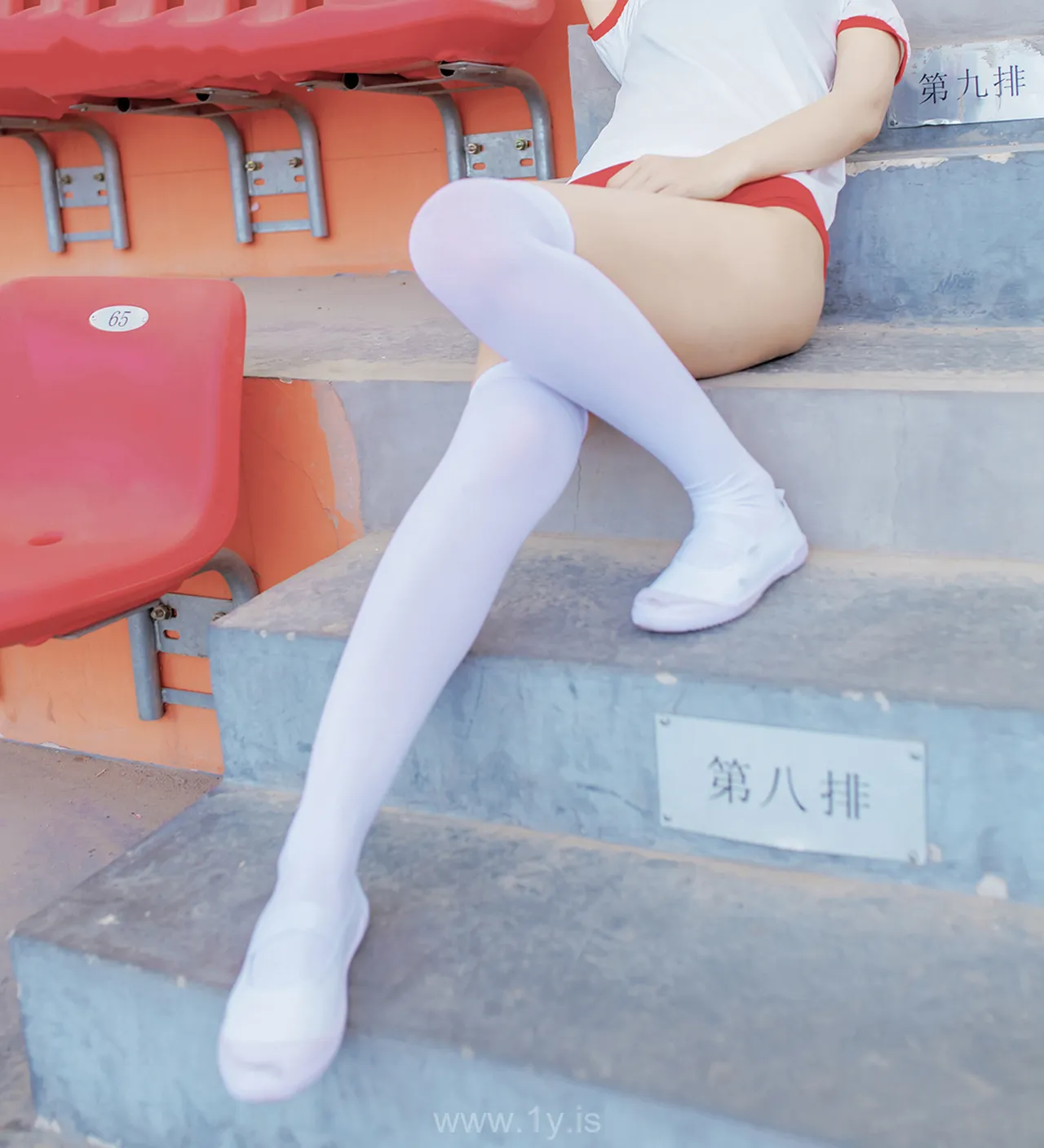 风之领域 NO.132体操服少女的过膝白丝