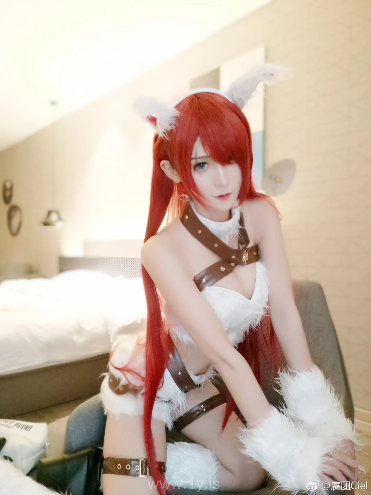 腐团儿Ikaros VOL.26 LOL#卡特琳娜-暗夜猫女