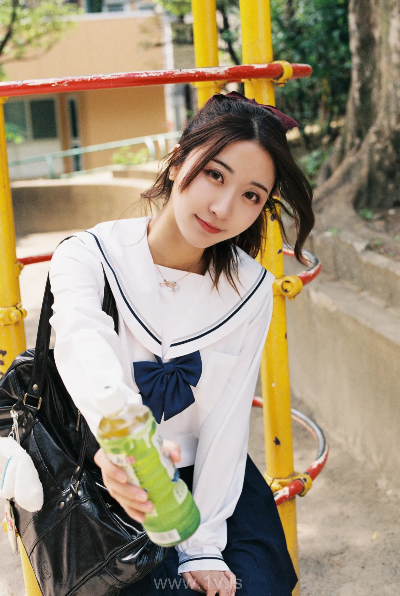 Coser@黑川 NO.034 Elegant & Irresistible Asian Peri 单马尾制服