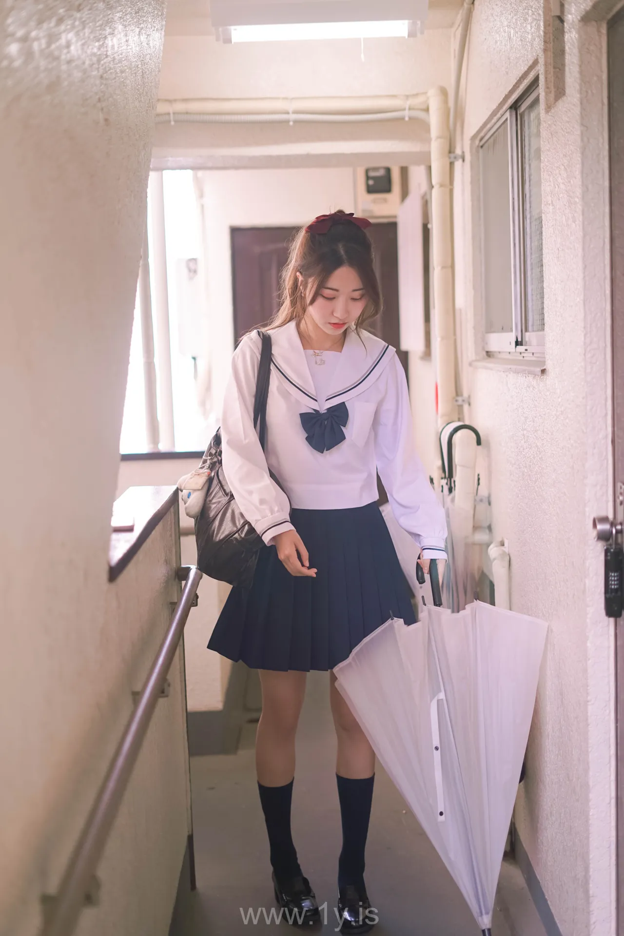 Coser@黑川 NO.034 Elegant & Irresistible Asian Peri 单马尾制服