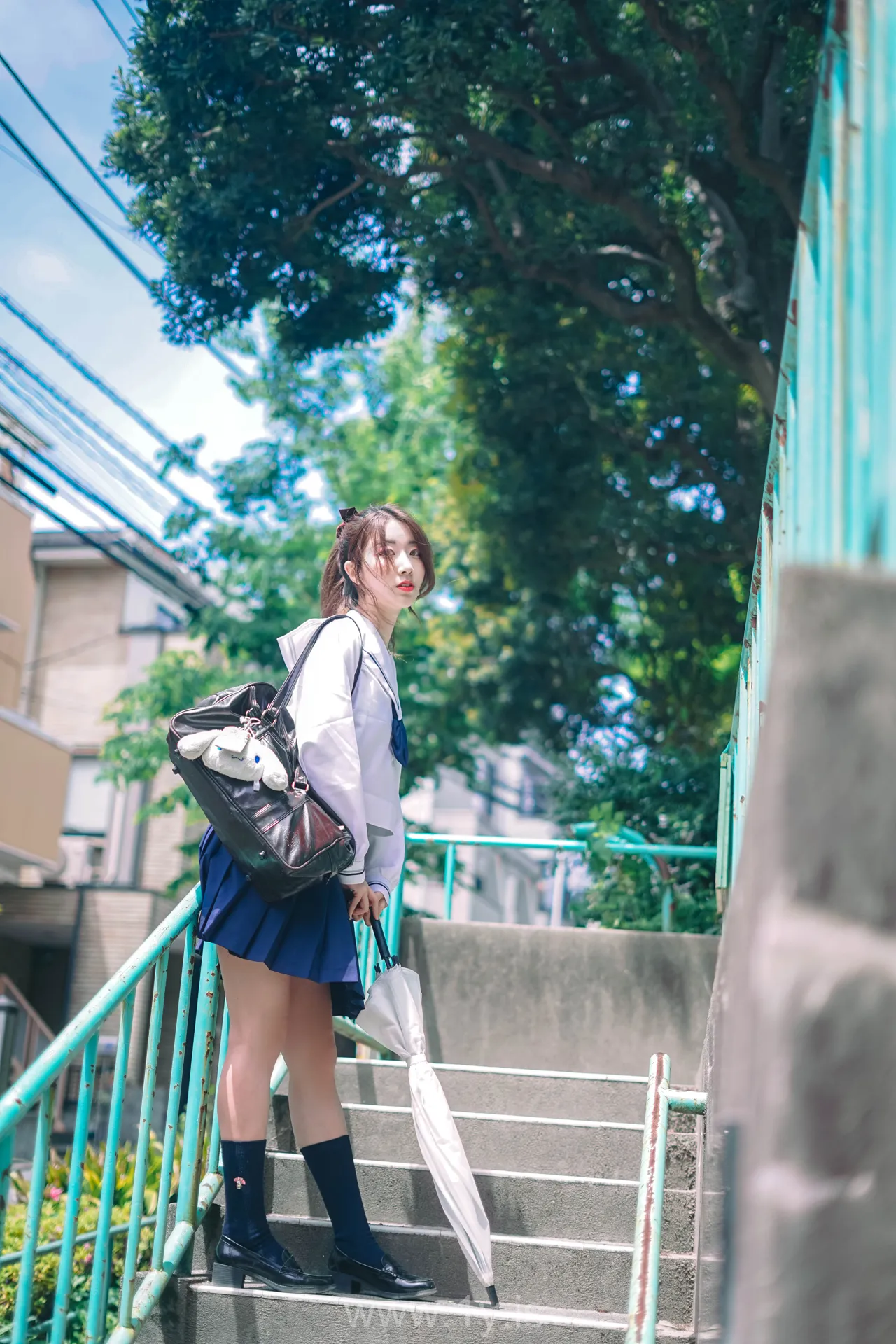 Coser@黑川 NO.034 Elegant & Irresistible Asian Peri 单马尾制服