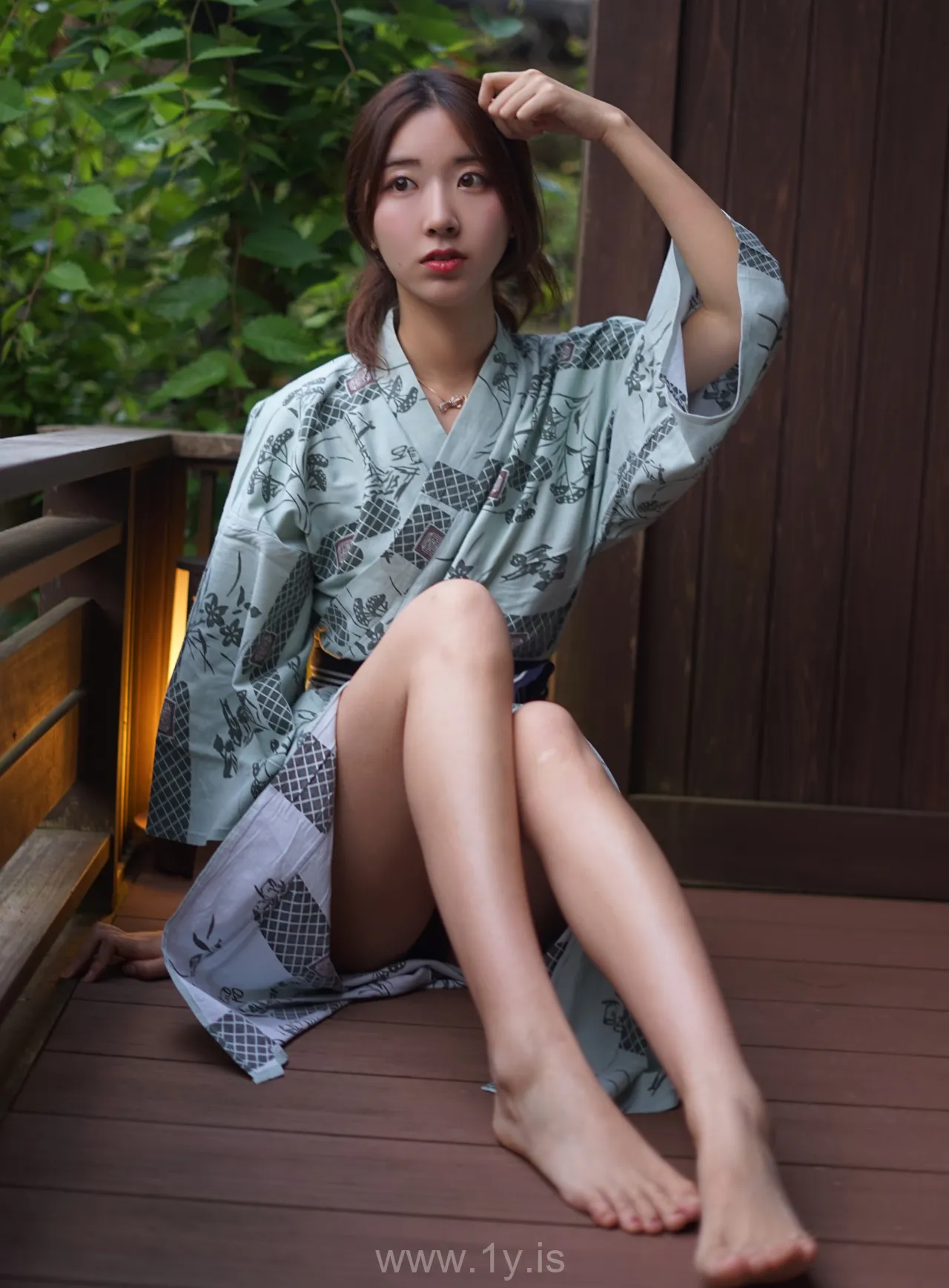 Coser@黑川 NO.044 Well Done & Stunning Chinese Jade 温泉浴衣