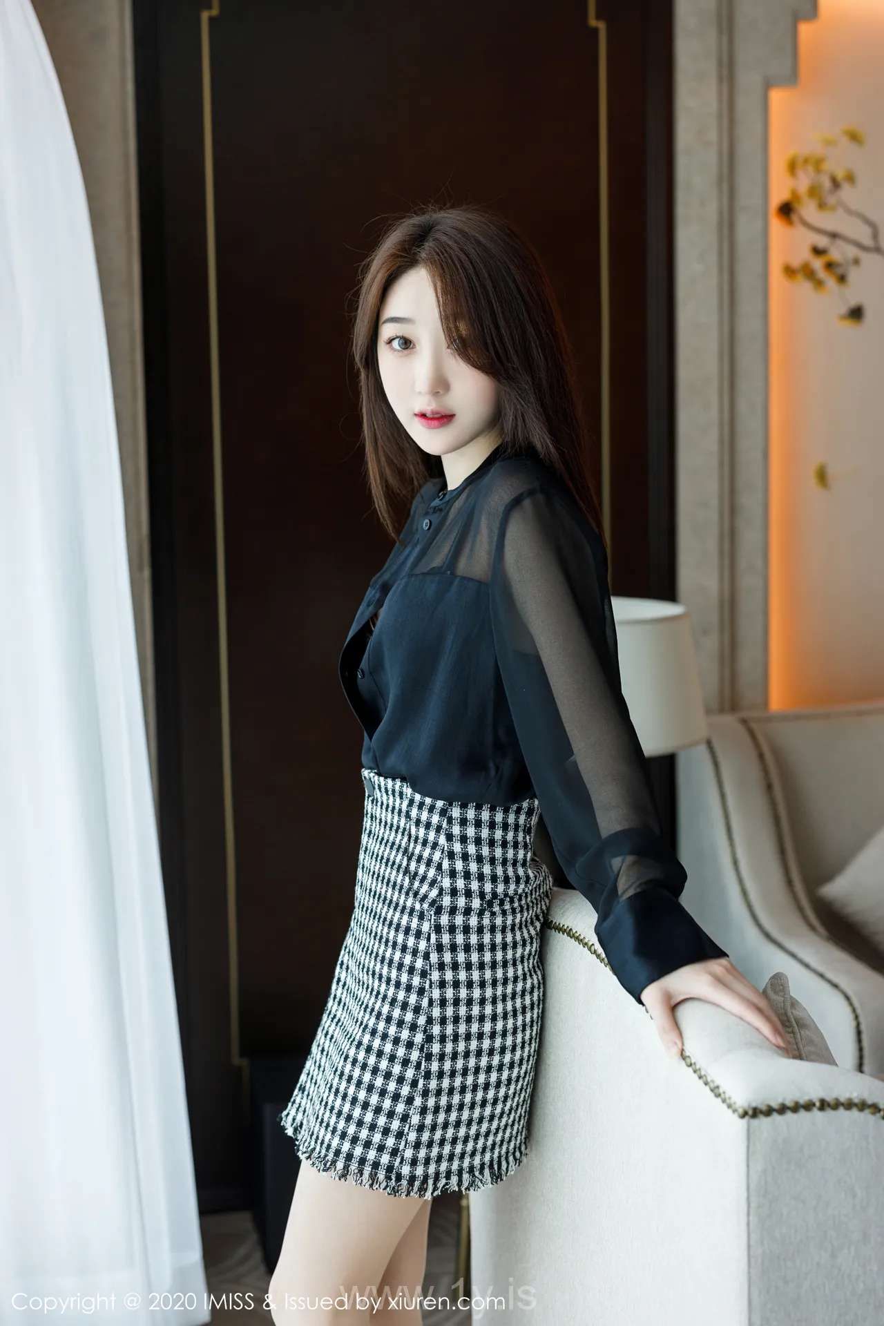 IMISS  NO.454 Lively Chinese Homebody Girl 九月生_