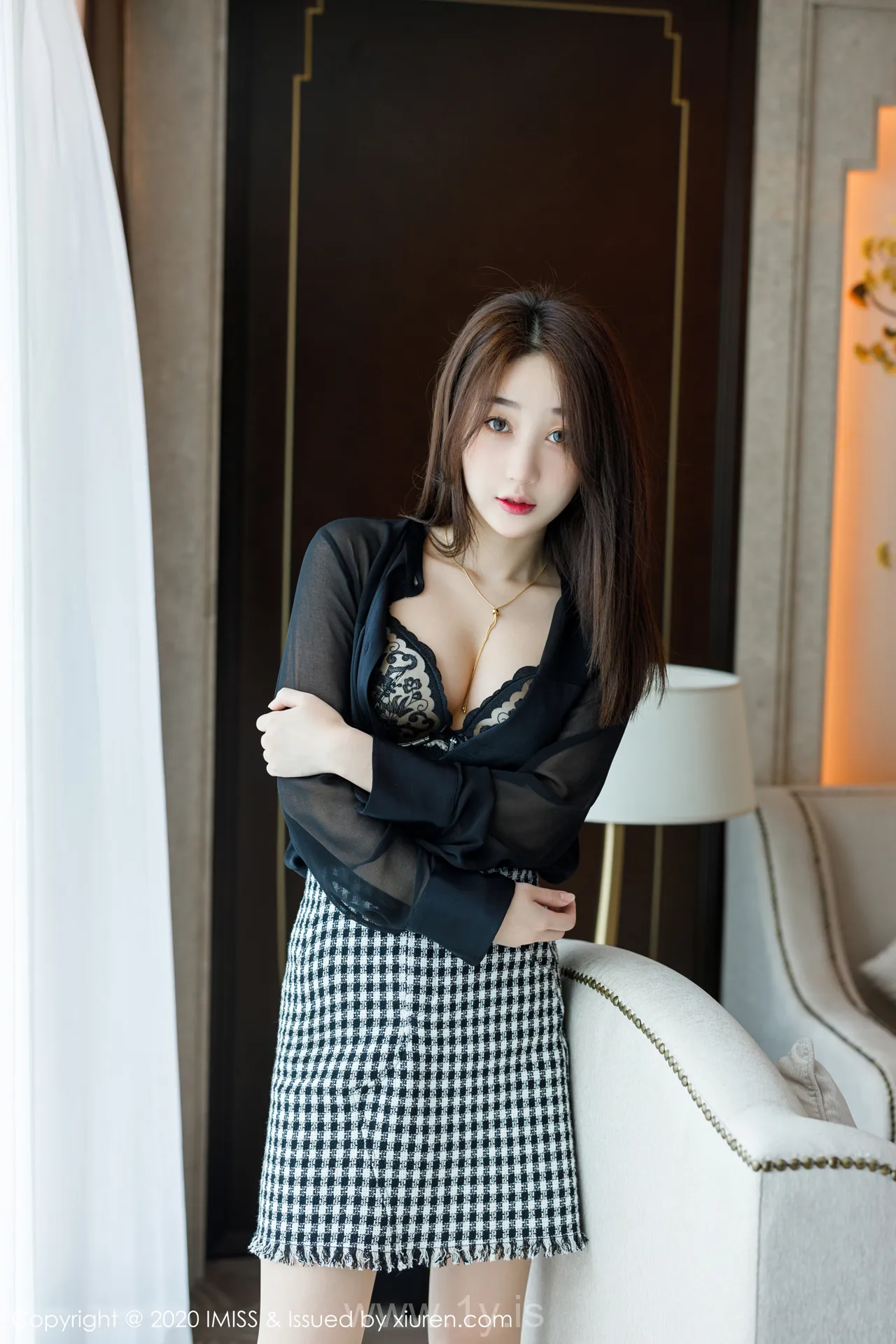 IMISS  NO.454 Lively Chinese Homebody Girl 九月生_