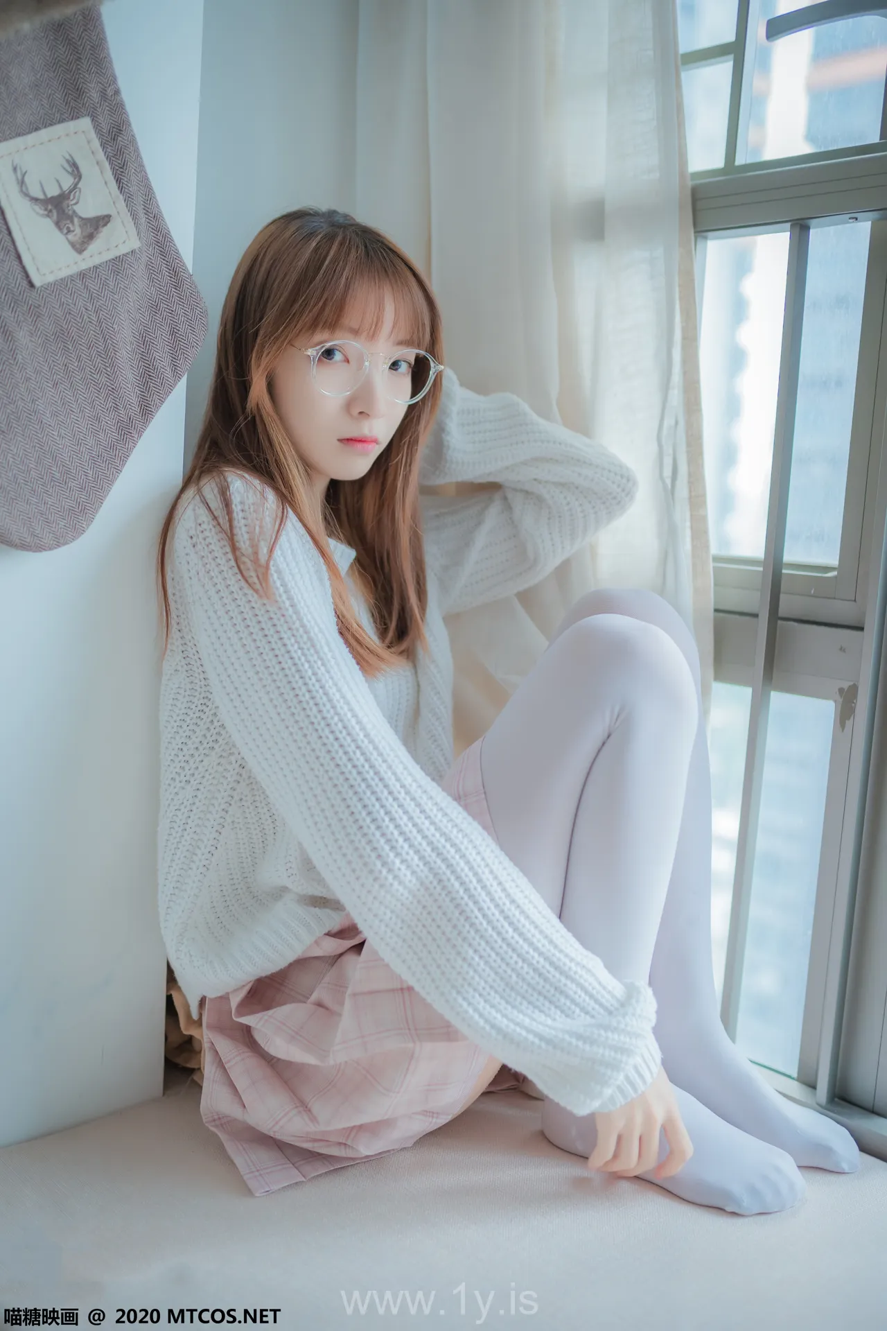 喵糖映画 VOL.077粉格裙的眼睛娘