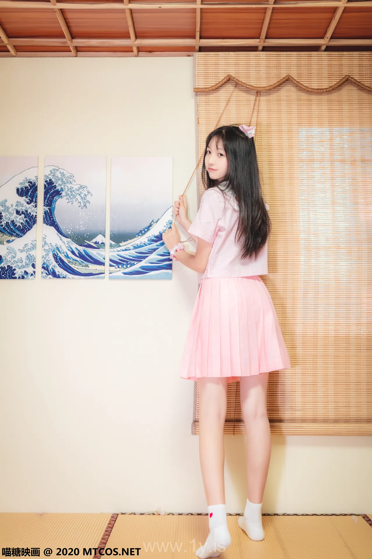 喵糖映画 VOL.087日系粉色JK