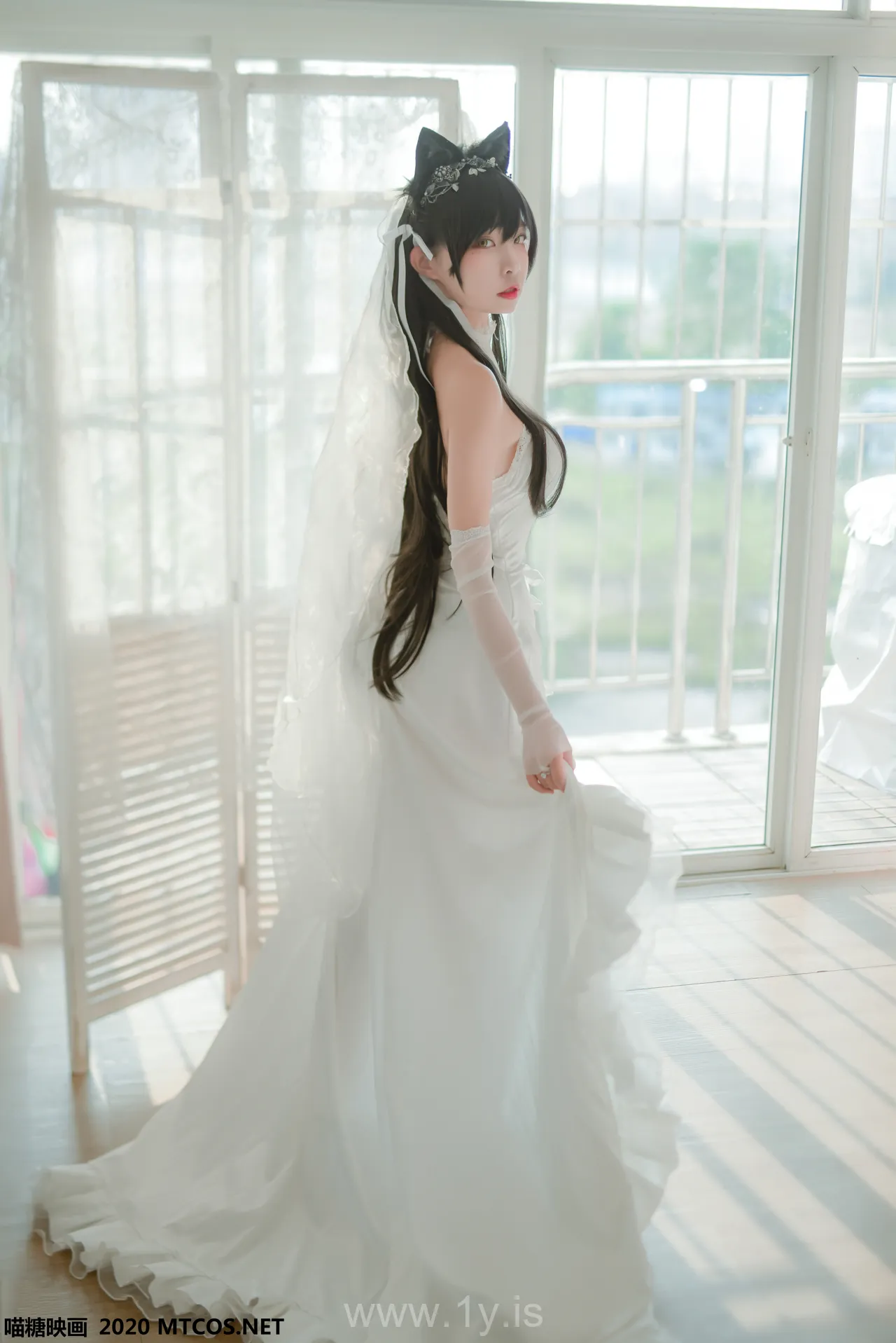 喵糖映画 VOL.100婚纱爱宕[40P]