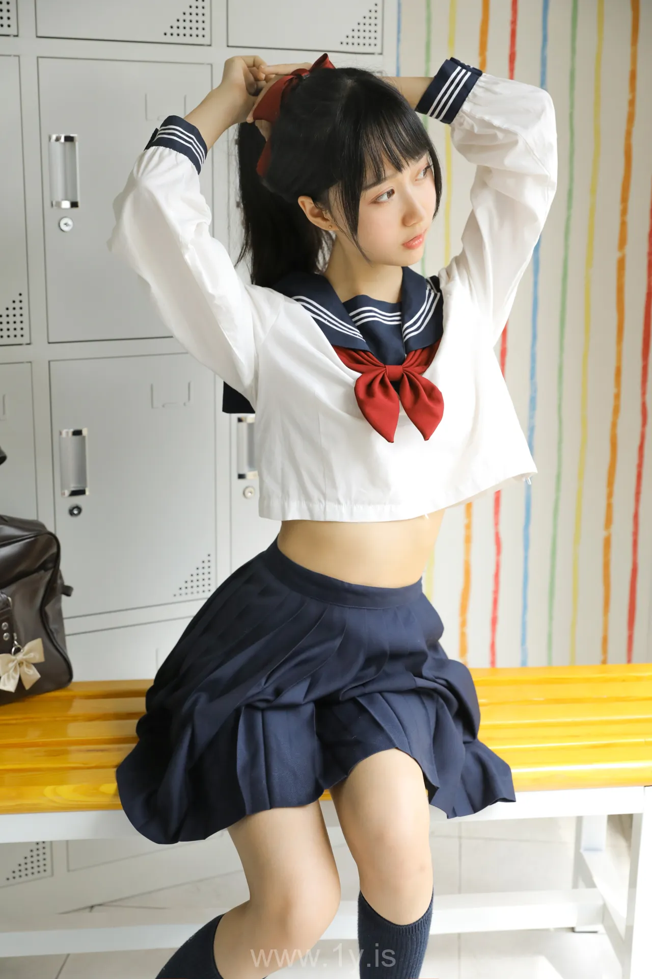 木绵绵OwO全套 VOL.032绵相随JK水手服2