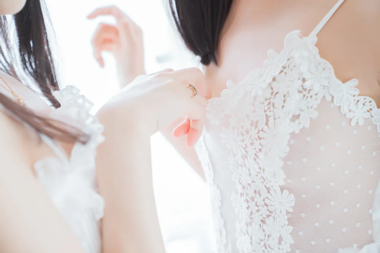 木绵绵OwO全套 VOL.039桜桃喵朝(白裙×白裙)