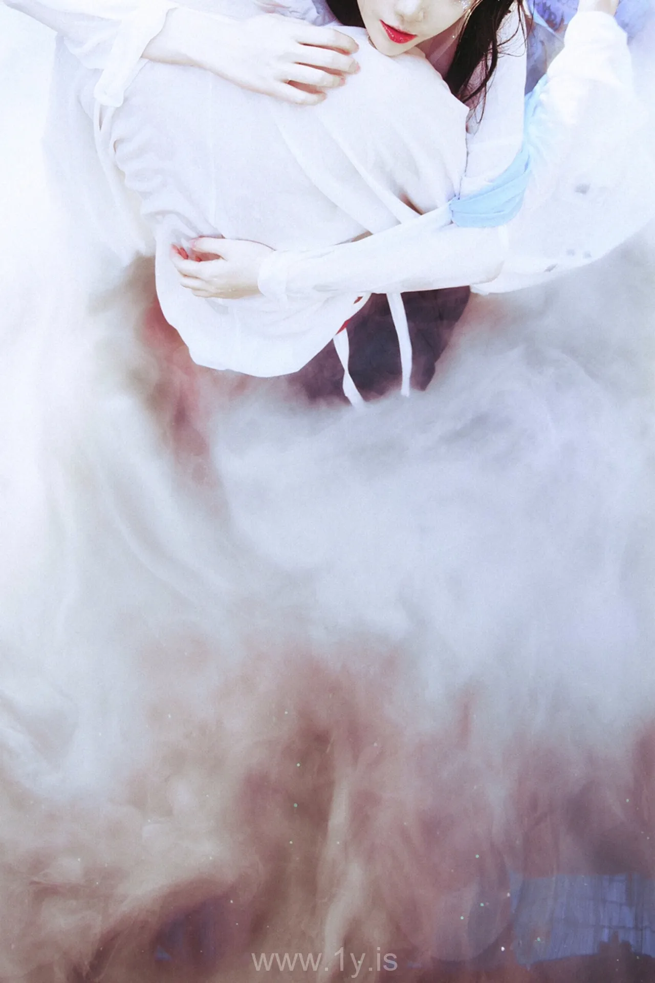 南桃Momoko 蓝汉服