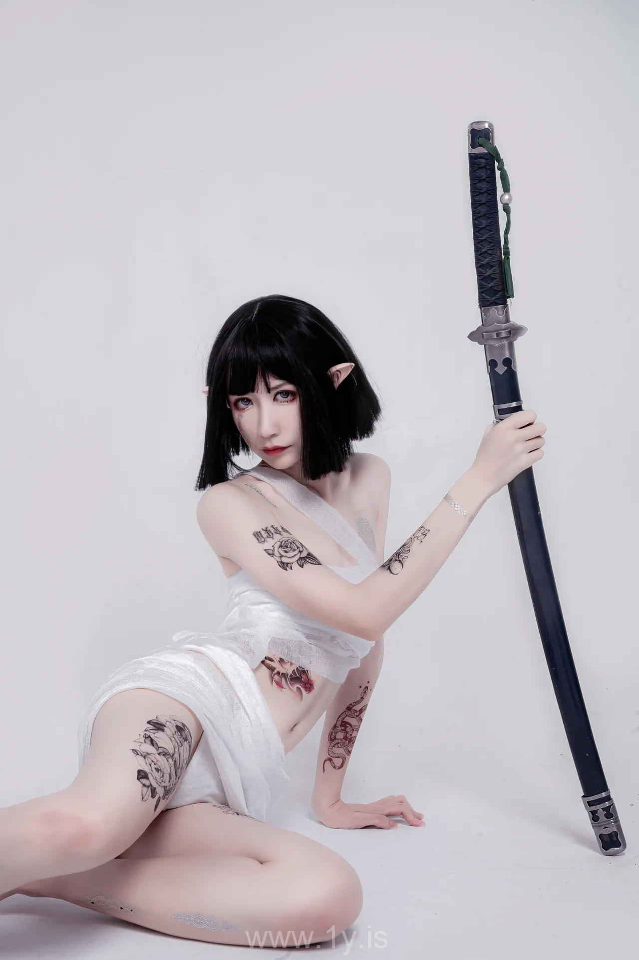 阮邑Fairy VOL.15 绑带和武士