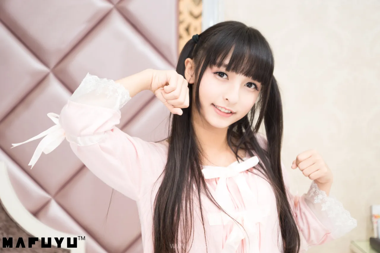 神楽坂真冬 VOL.002粉白条纹系列