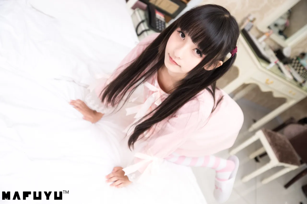 神楽坂真冬 VOL.002粉白条纹系列