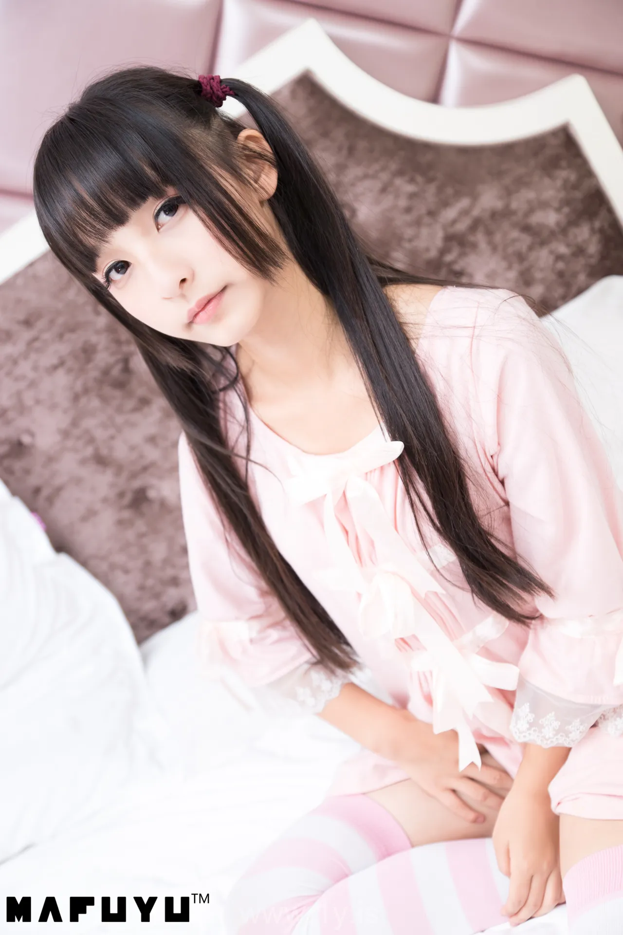 神楽坂真冬 VOL.002粉白条纹系列