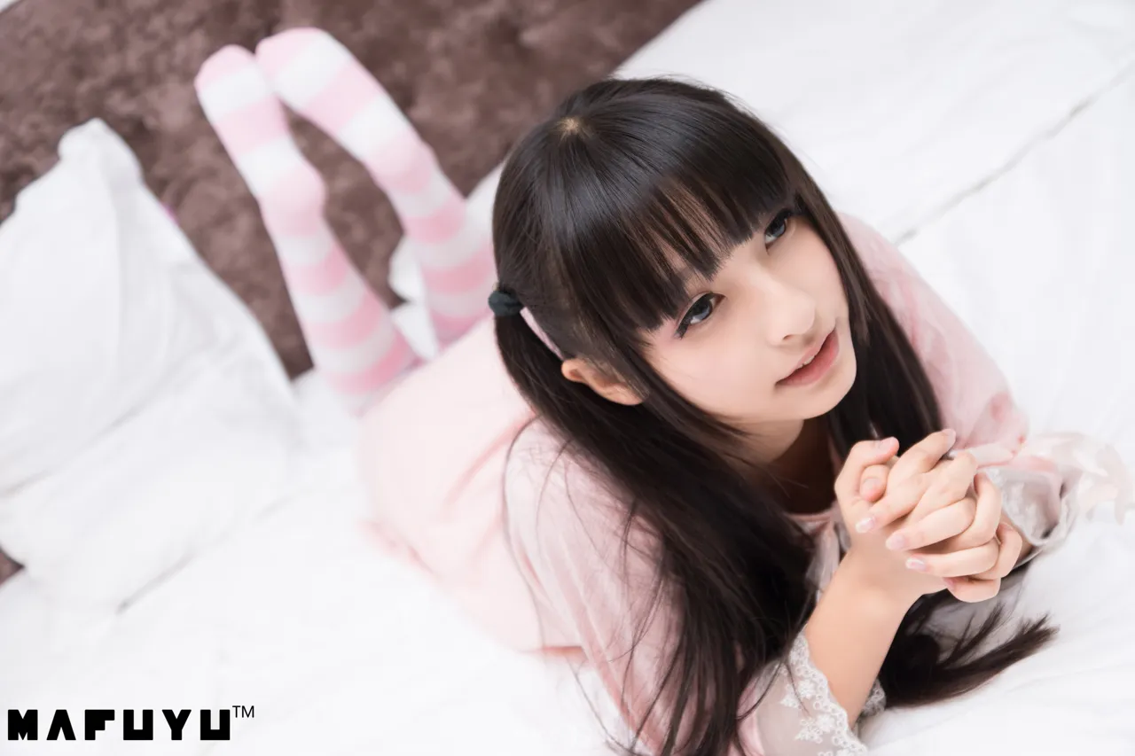 神楽坂真冬 VOL.002粉白条纹系列