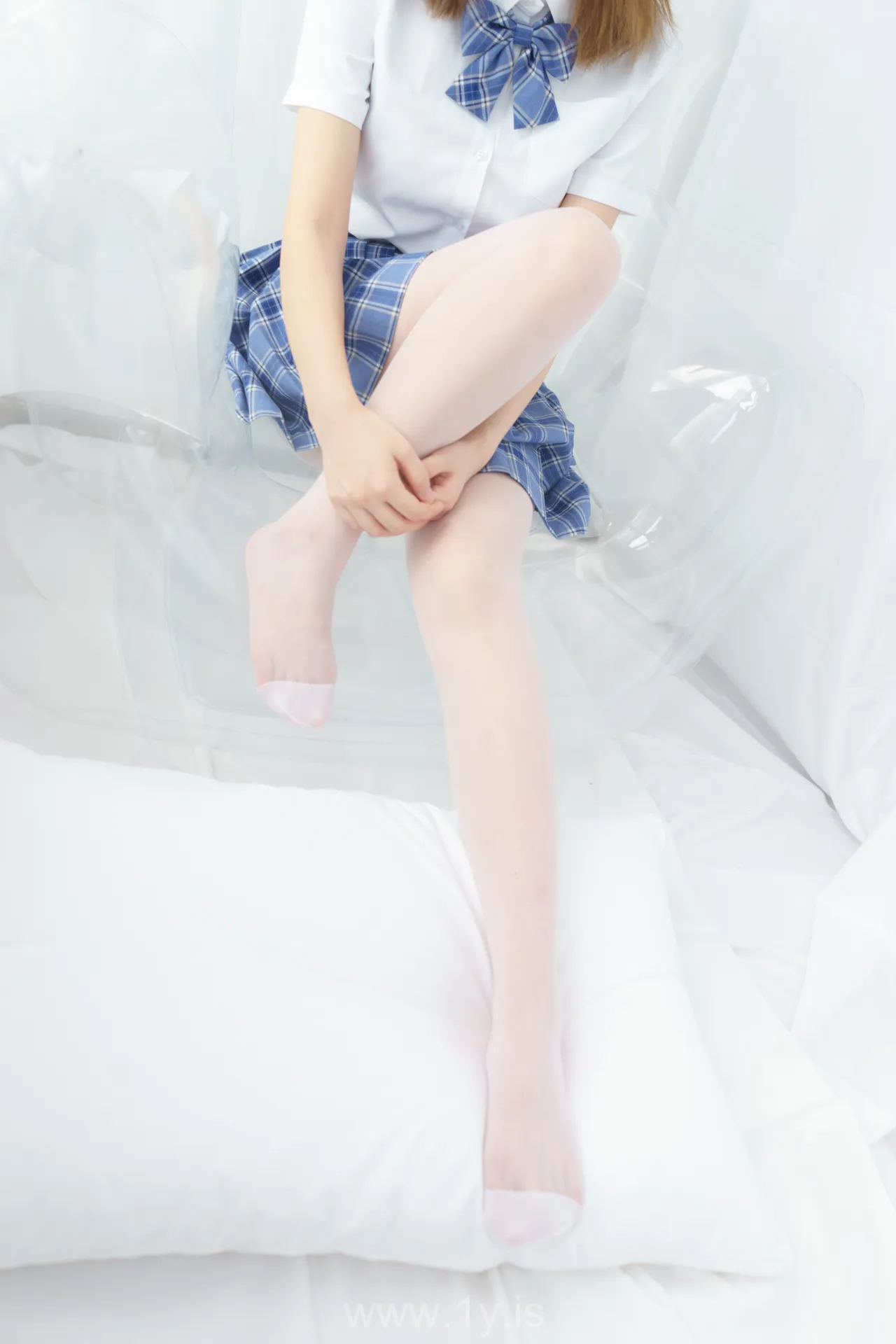 森萝财团 BETA-030 蓝色格子裙